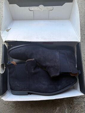 Aldo Men's Navy Suede Chukka Boots